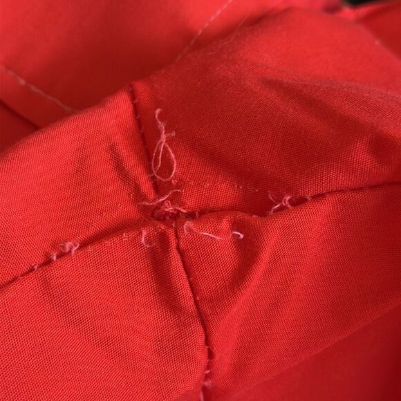 Vintage 70s Take 1 Red Polyester/Cotton Pull on Pants with Front Pockets - Picture 12 of 12